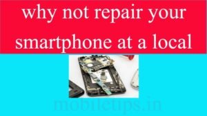 why not repair your smartphone at a local store
